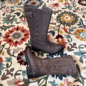 Women's Brown Cobb Hill Leather Boots